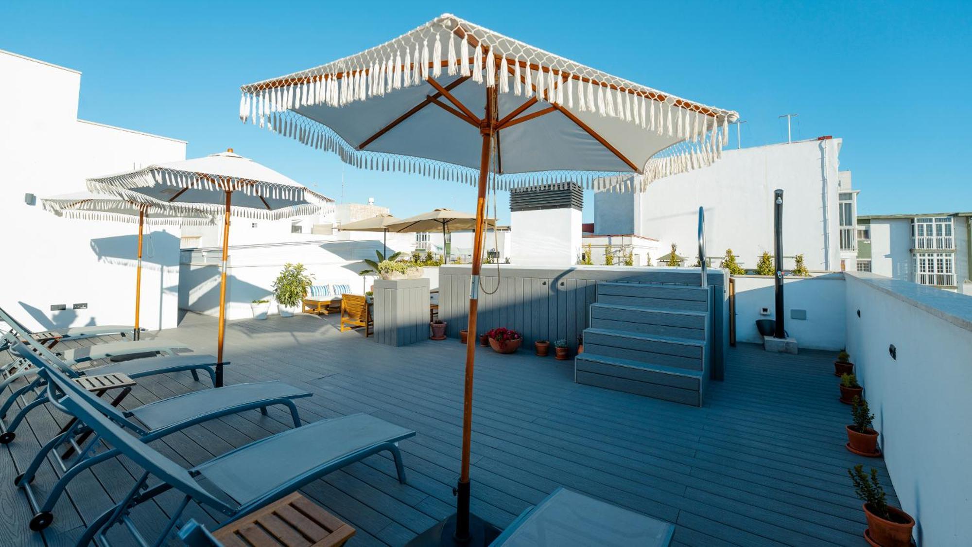 Aparthotel Luz De Gades - Suites Spa Gym - Adults Only Cádiz Buitenkant foto